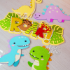 DINOS ROAR CAPAS DE CARTULINA