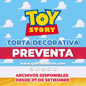 PREVENTA - TORTA DECORATIVA TOY STORY