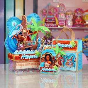 PACK X3 CAJAS MOANA DECORATIVAS - TCF