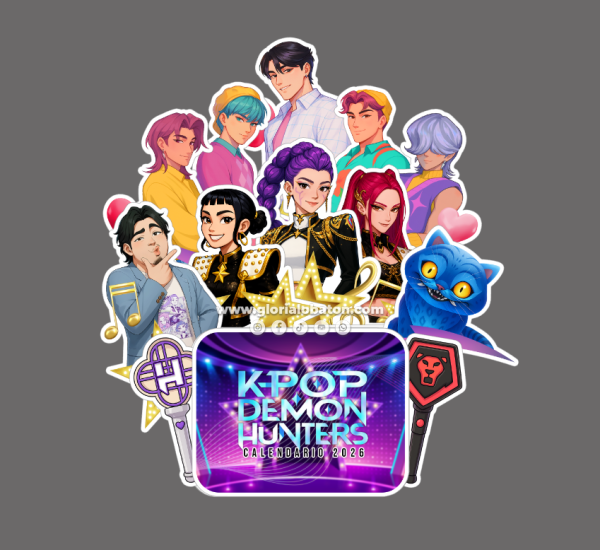 CALENDARIO EN CAPAS 2026 – KPOP DEMON HUNTERS – Gloria Lobatón Archivos