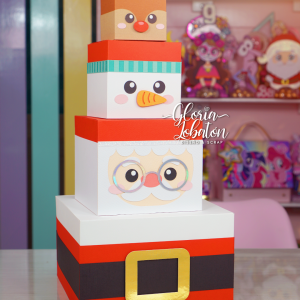 CAJAS CUBO NAVIDAD TORRE