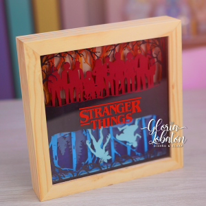 CAPAS SHADOW BOX STRANGER THINGS (PARA CUADRO DE MADERA)