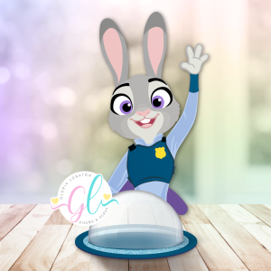 GOLOSINERO CAPAS DE CARTULINA - JUDY CONEJA - ZOOTOPIA 2