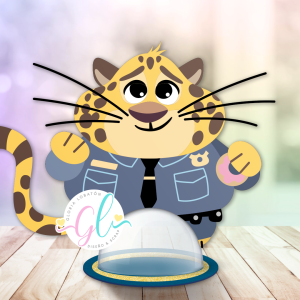 GOLOSINERO CAPAS DE CARTULINA -BENJAMIN GARRAZA - ZOOTOPIA 2