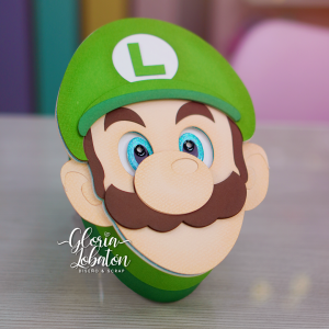 CAJA CABEZA LUIGI - SUPER MARIO