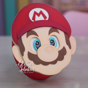 CAJA CABEZA MARIO - SUPER MARIO