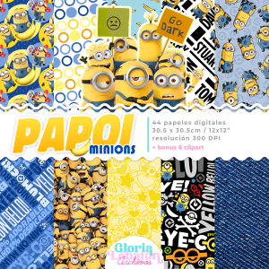 PAPELES DIGITALES - PAPOI MINIONS