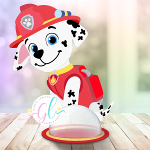 GOLOSINERO MARSHALL PAW PATROL - CAPAS DE CARTULINA